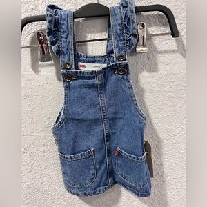 BRAND NEW LEVI SKIRT OVERALLS